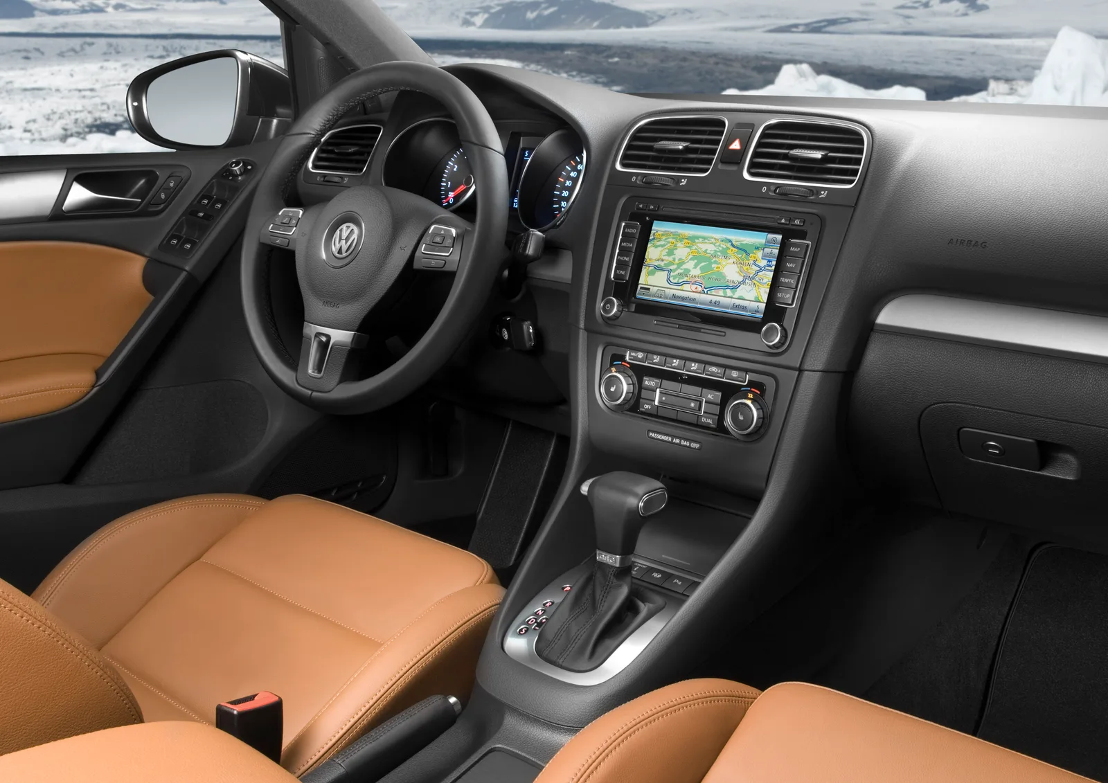 Volkswagen Golf 6 — tableau de bord et intérieur