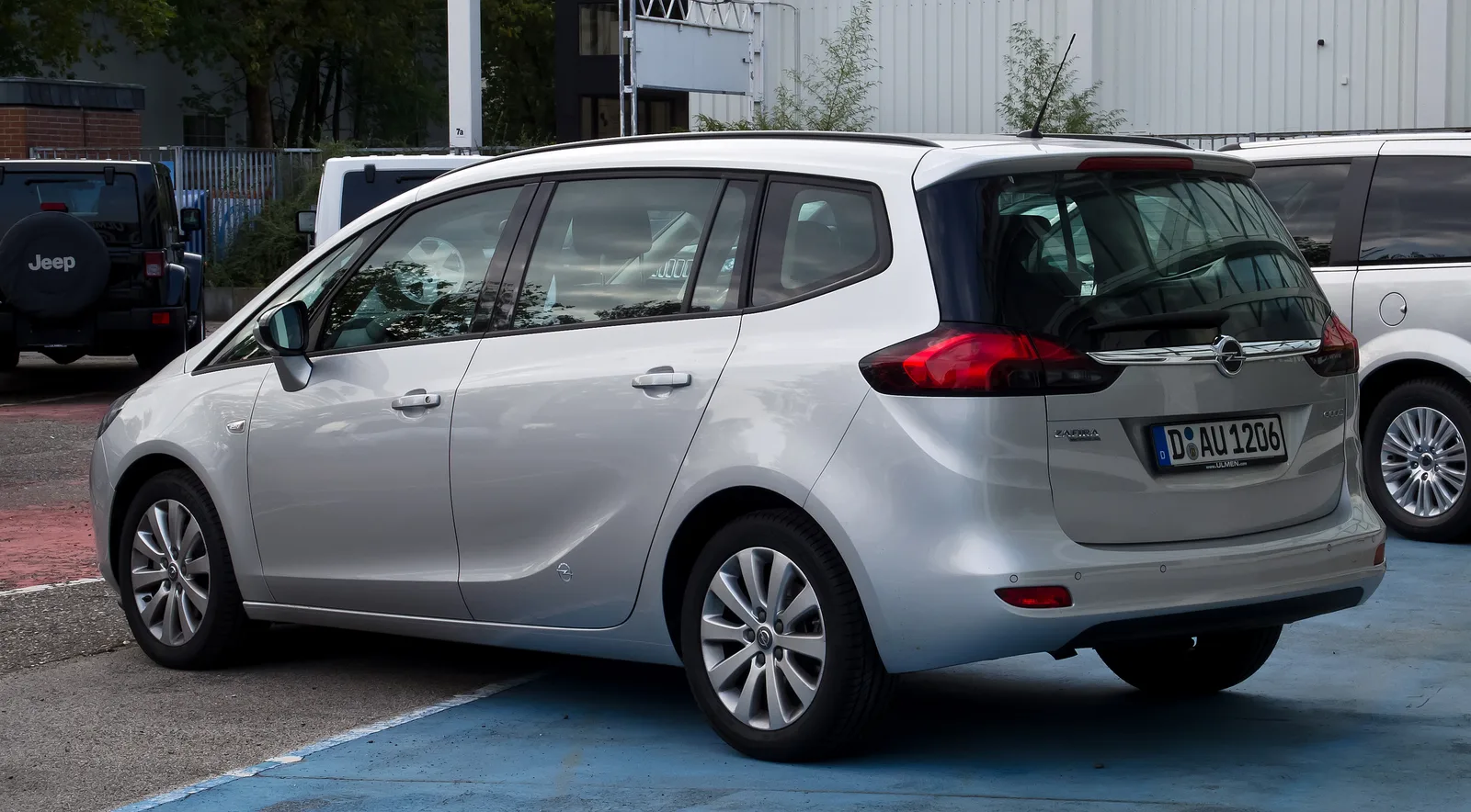 Opel Zafira Tourer vue arrière