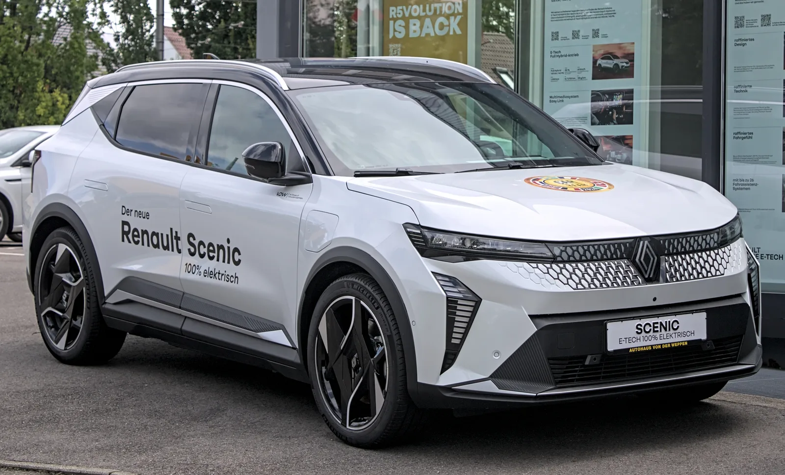 Renault Scenic E-Tech électrique bénéficiant d'un abattement de masse