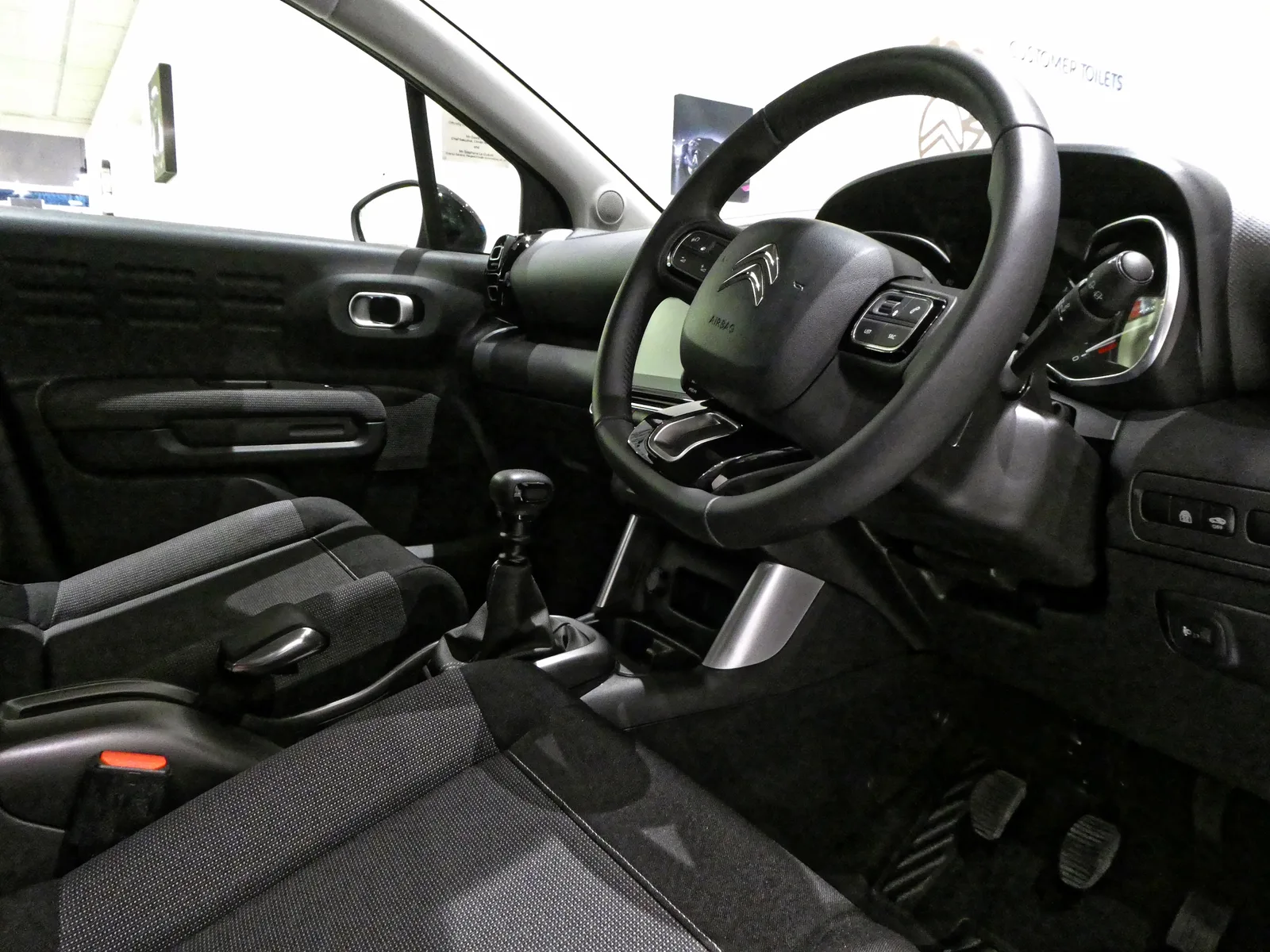 Tableau de bord et cockpit d'une Citroën C3