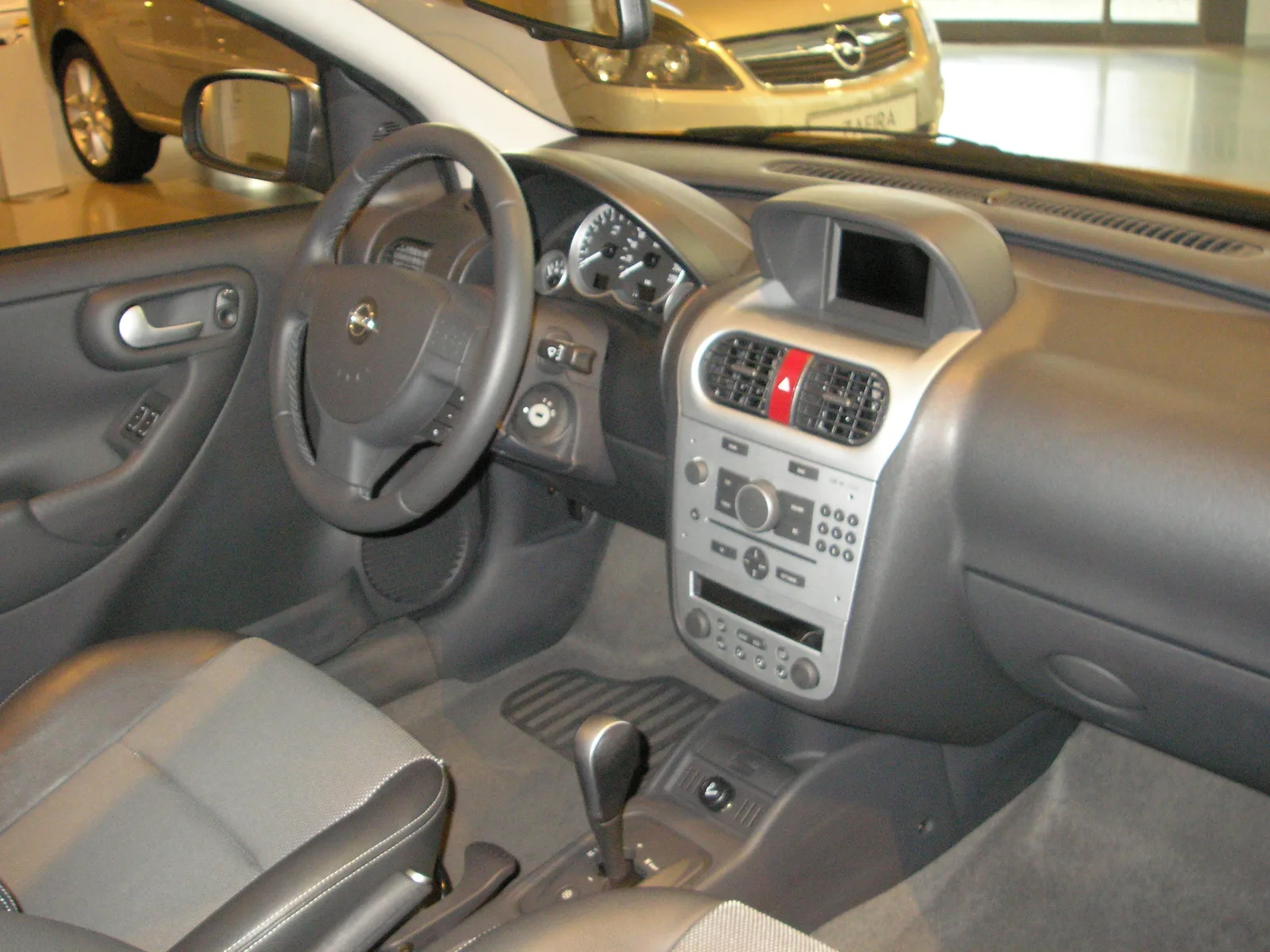 Intérieur d'une Opel Corsa