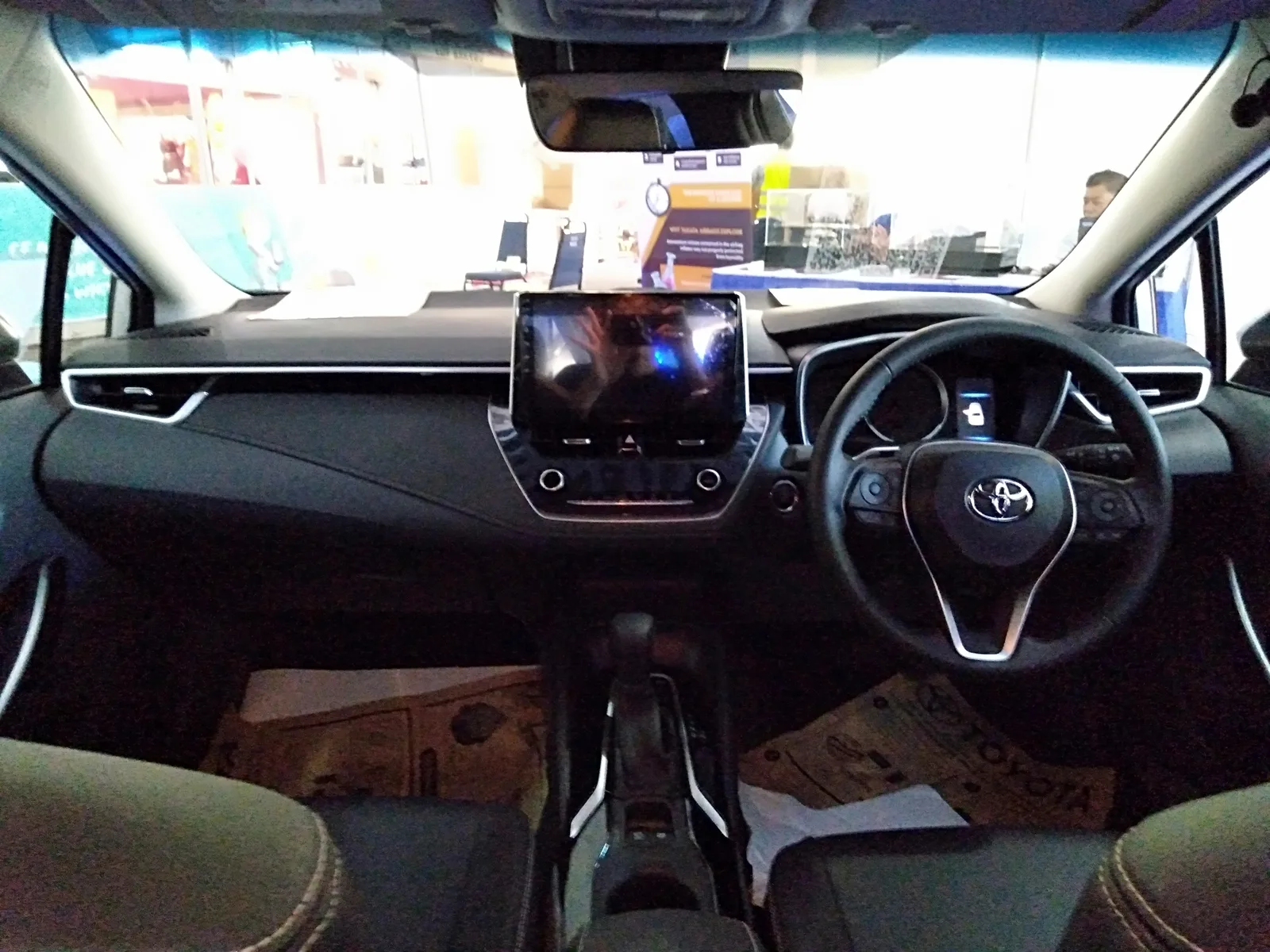 Intérieur d'une Toyota Corolla