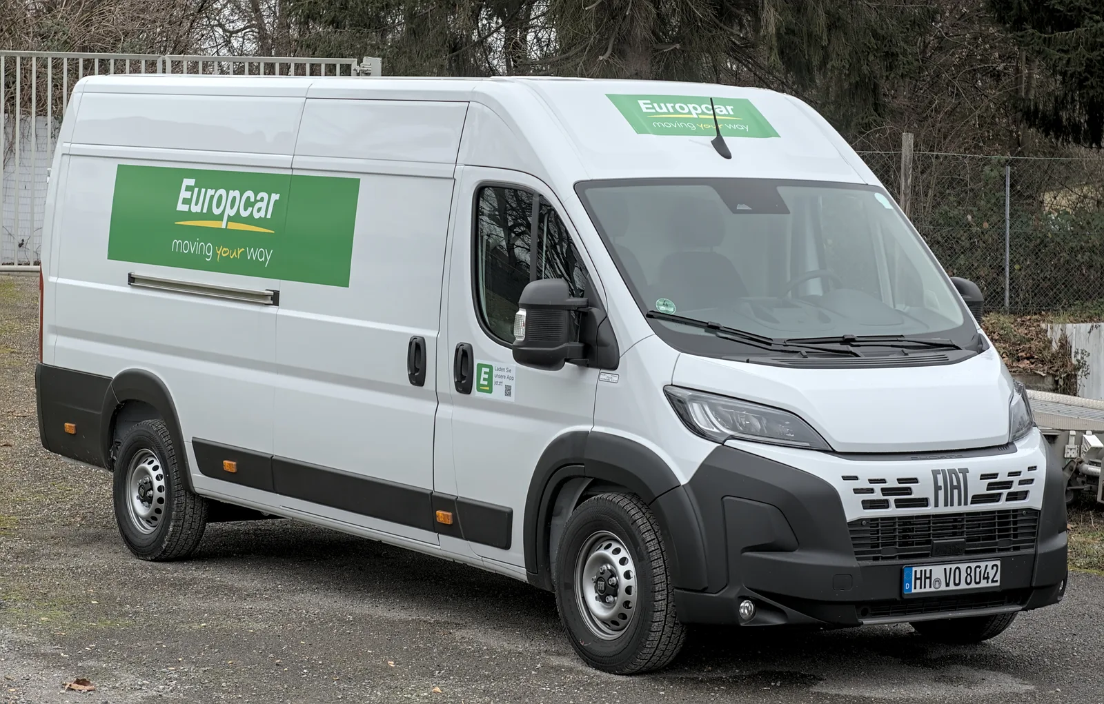 Fiat Ducato III restylé, vue de trois-quarts avant