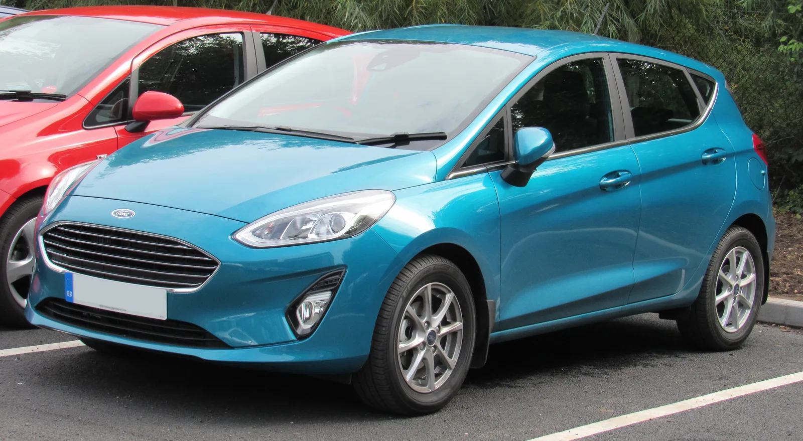 Ford Fiesta Zetec vue de face